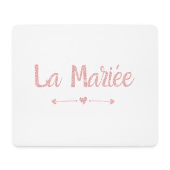 The Rose Gold Bride - The Bride Gift - Mouse Pad (horizontal) - white - Front