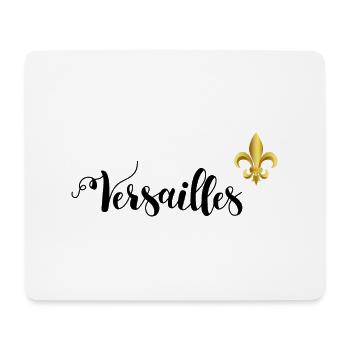 Versailles Lettering and Fleur-de-Lys - Mouse Pad (horizontal) - white - Front