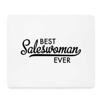 Saleswoman - Mouse Pad (horizontal) - white - Front