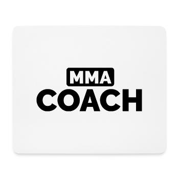 MMA coach martial arts sport gym training logo - Mouse Pad (horizontal) - white - Front