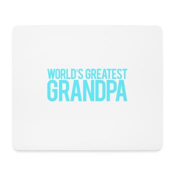 Worlds Greatest Grandpa Best Grandpa Grandpa Love - Mouse Pad (horizontal) - white - Front