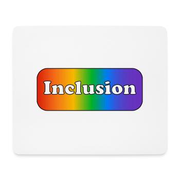 Inklusion Regenbogen - Mousepad (Querformat) - Weiß - Vorne