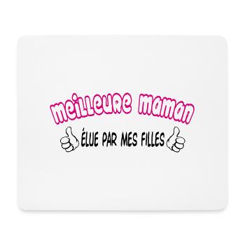 MEILLEURe maman - Tapis de souris (format paysage) - blanc - Devant
