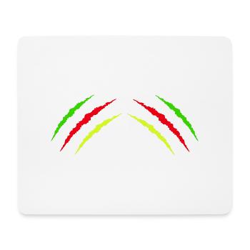 Claws Kurdistan 2 - Mouse Pad (horizontal) - white - Front