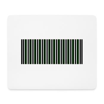 barcode - Mousepad (Querformat) - Weiß - Vorne