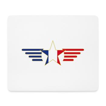 I Love France Elegance Style Design T-Shirt - Mouse Pad (horizontal) - white - Front