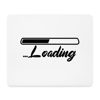 loading - Mousepad (Querformat) - Weiß - Vorne