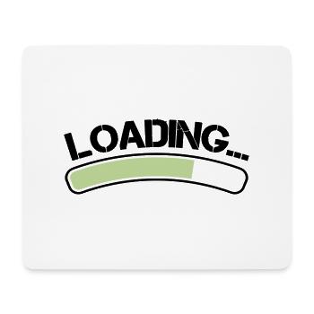 Loading - Mouse Pad (horizontal) - white - Front