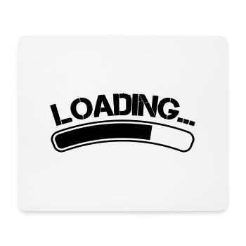 Loading - Mouse Pad (horizontal) - white - Front