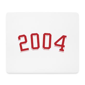 Année de naissance sport 2004 - Tapis de souris (format paysage) - blanc - Devant