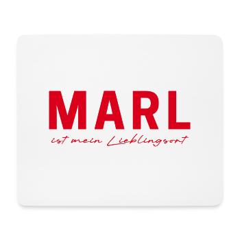 Marl Fan T-Shirt – Perfect for real fans! - Mouse Pad (horizontal) - white - Front