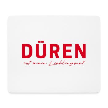 Düren Fan T-Shirt – Perfekt für jeden Düren-Fan! - Mousepad (Querformat) - Weiß - Vorne