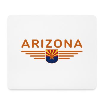 Arizona Fan T-Shirt – Wüstenstyle - Mousepad (Querformat) - Weiß - Vorne