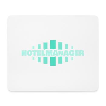 Métier de directeur d’hôtel - Tapis de souris (format paysage) - blanc - Devant