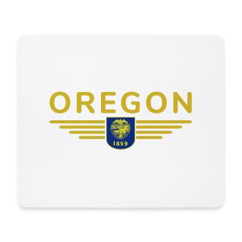 Oregon Fan T-Shirt – Must-Have for Fans - Mouse Pad (horizontal) - white - Front