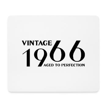 Jahrgang 1966 bis zur Perfektion gereift - Mousepad (Querformat) - Weiß - Vorne