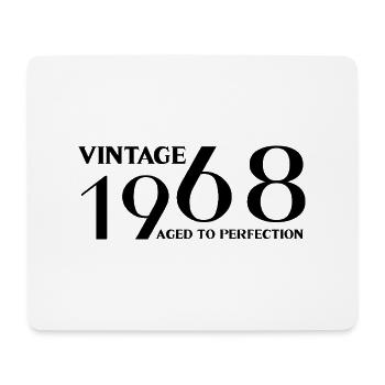 Vintage 1968 aged to perfection - Tapis de souris (format paysage) - blanc - Devant