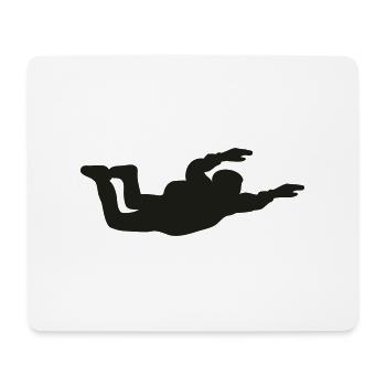 Sky Diving - Tapis de souris (format paysage) - blanc - Devant