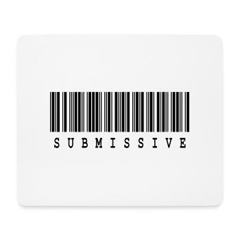 Submissive - Mousepad (Querformat) - Weiß - Vorne