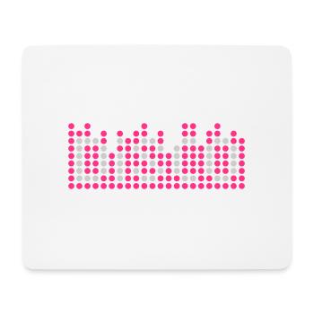 disco 2c equalizer DE - Mousepad (Querformat) - Weiß - Vorne