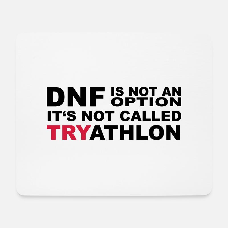 TRYATHLON - Mousepad (Querformat) - Weiß