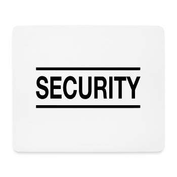 Security - Mousepad (Querformat) - Weiß - Vorne