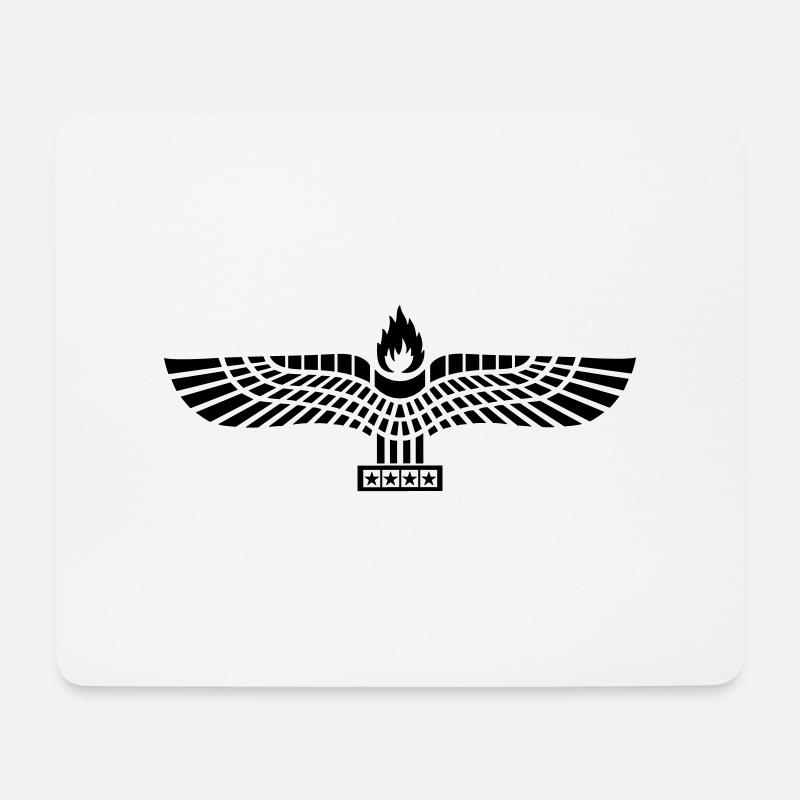 Aramäer Adler - Mousepad (Querformat) - Weiß