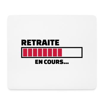 retraite en cours... - Tapis de souris (format paysage) - blanc - Devant