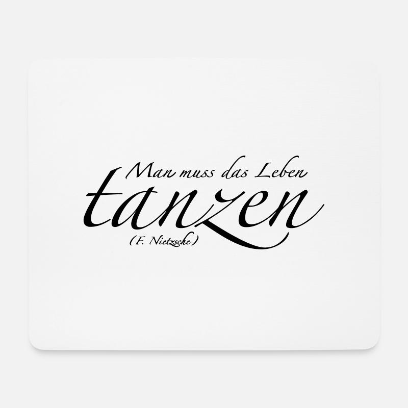 tanzen - Mousepad (Querformat) - Weiß