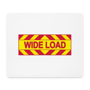 Wide Load T-Shirts - Mouse Pad (horizontal) - white - Front