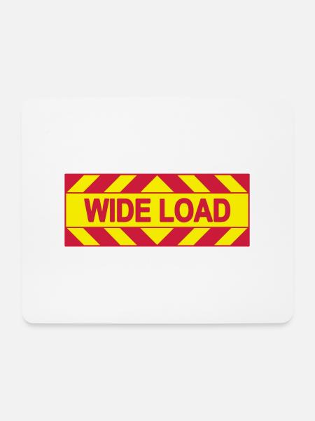 Wide Load T-Shirts - Mouse Pad (horizontal) - white