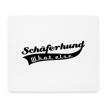 Schäferhund - Mousepad (Querformat) - Weiß - Vorne