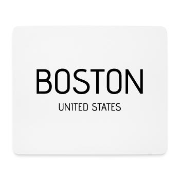 Boston - Mousepad (Querformat) - Weiß - Vorne
