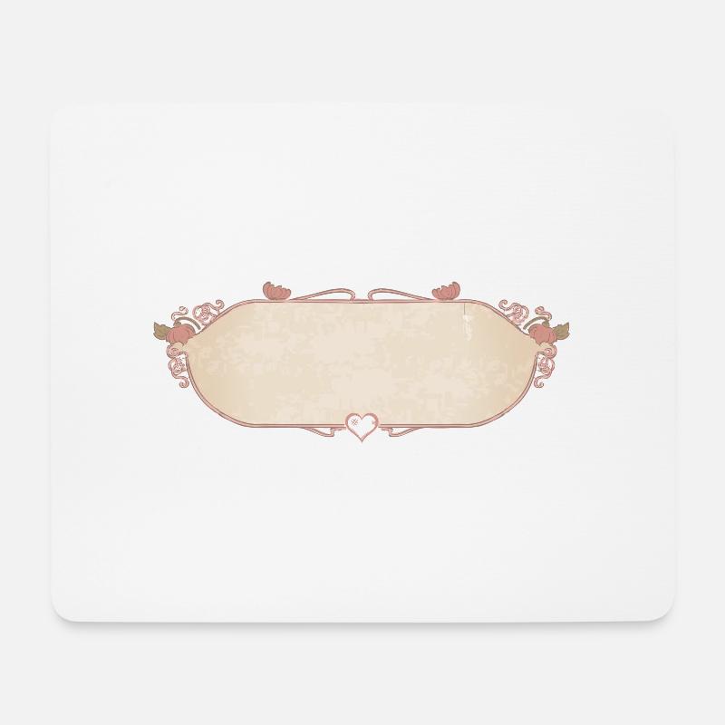 Vintage Shield - Mouse Pad (horizontal) - white