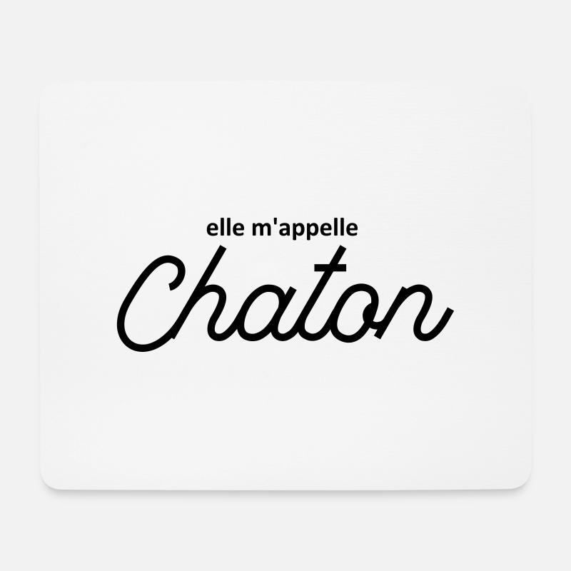 She calls me kitten - Mouse Pad (horizontal) - white