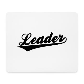 Leader - Mousepad (Querformat) - Weiß - Vorne