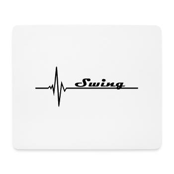 Swing - Mousepad (Querformat) - Weiß - Vorne