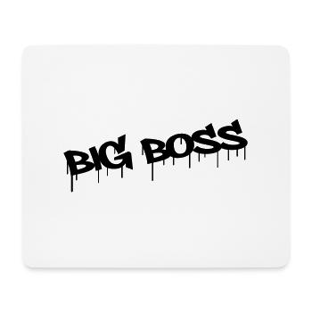 Big Boss - Tapis de souris (format paysage) - blanc - Devant