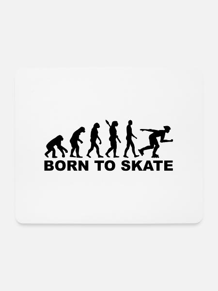 Evolution Inline Skating - Mousepad (Querformat) - Weiß