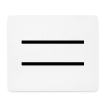 Lines / / slashes / / double line / / double / / - Mouse Pad (horizontal) - white - Front