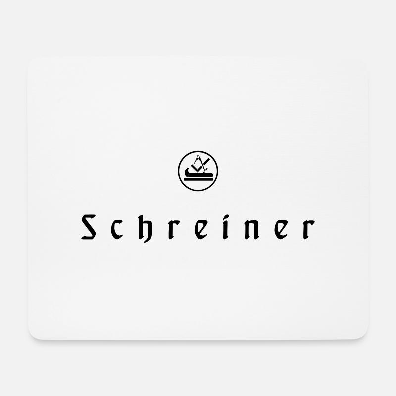 Schreiner - Mousepad (Querformat) - Weiß