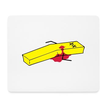 Pommes - Mousepad (Querformat) - Weiß - Vorne