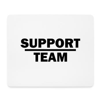 support team - Mousepad (Querformat) - Weiß - Vorne