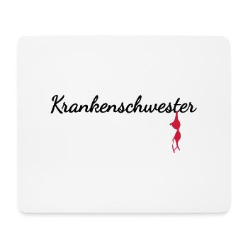 Nurse - Mouse Pad (horizontal) - white - Front