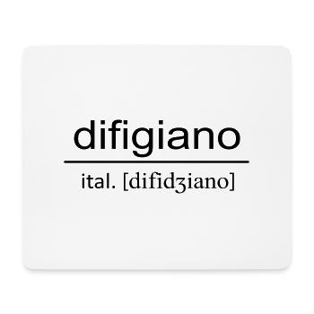 difigiano - Mousepad (Querformat) - Weiß - Vorne