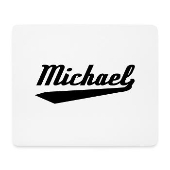 michael_unterstrichen - Mousepad (Querformat) - Weiß - Vorne