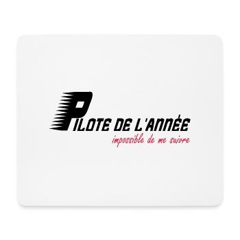 Pilote de l'année impossible de me suivre - Mousepad (Querformat) - Weiß - Vorne