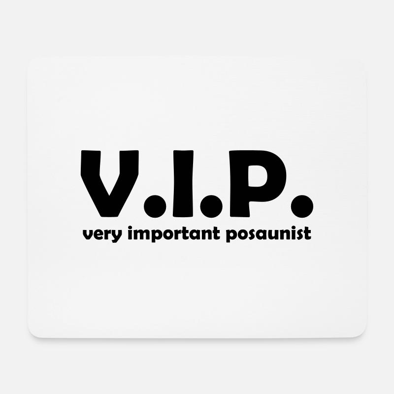 Very important Posaunist Posaune Sprüche - Mousepad (Querformat) - Weiß