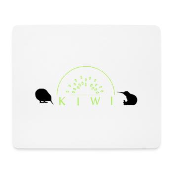 Kiwi - Mousepad (Querformat) - Weiß - Vorne