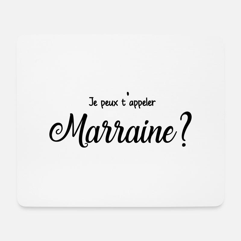Ich kann MARRAINE anrufen - Mousepad (Querformat) - Weiß